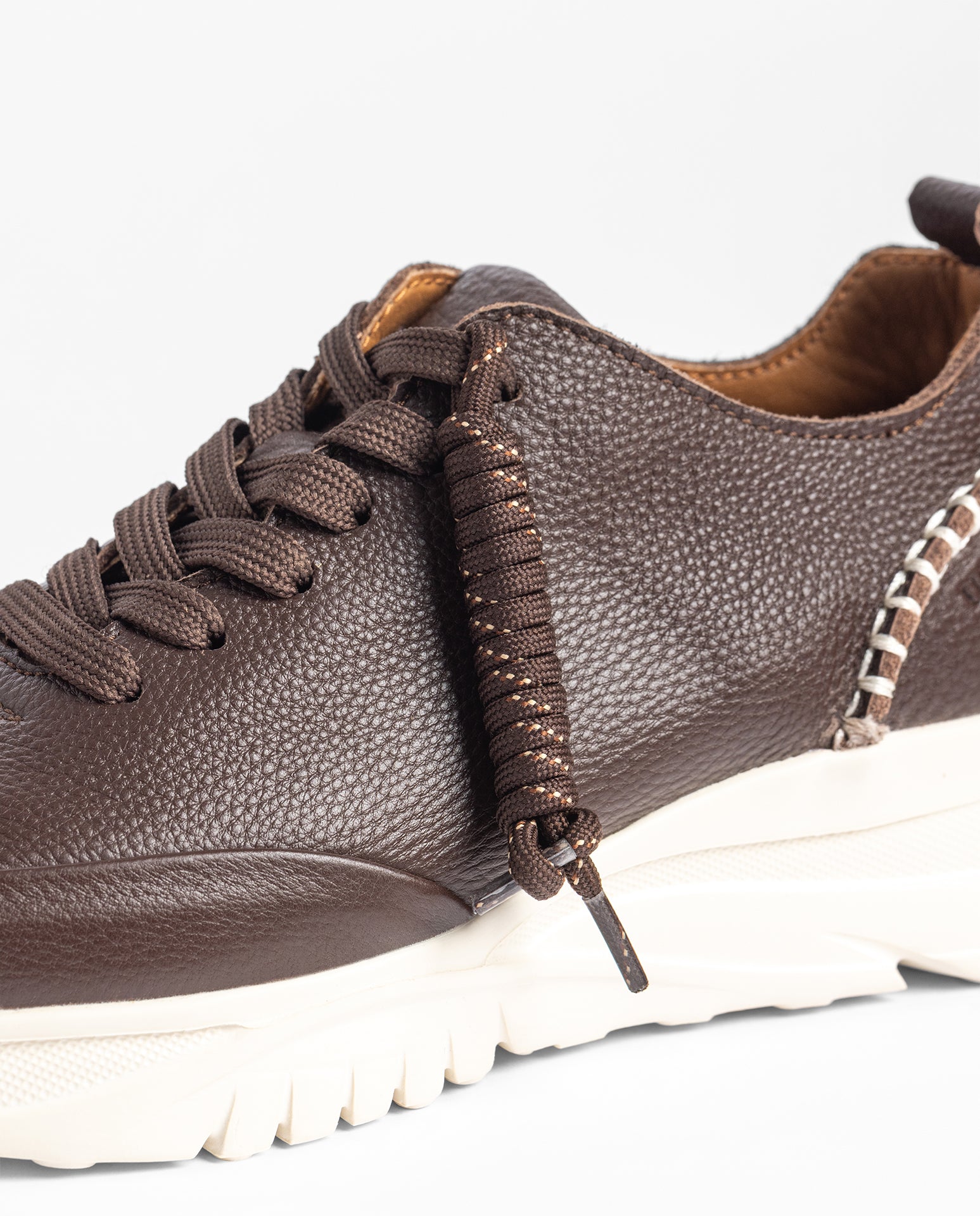 Yokono VERONA-260 sneakers marrone scuro in pelle