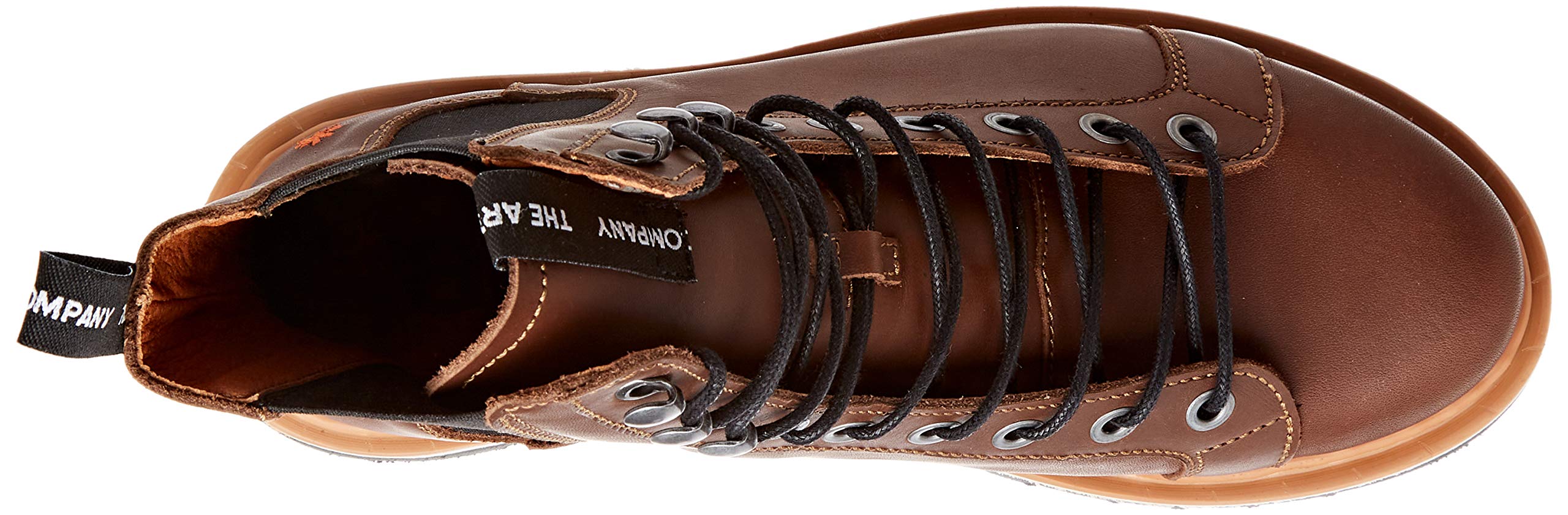 Art Toronto stivali unisex in pelle suola dentata
