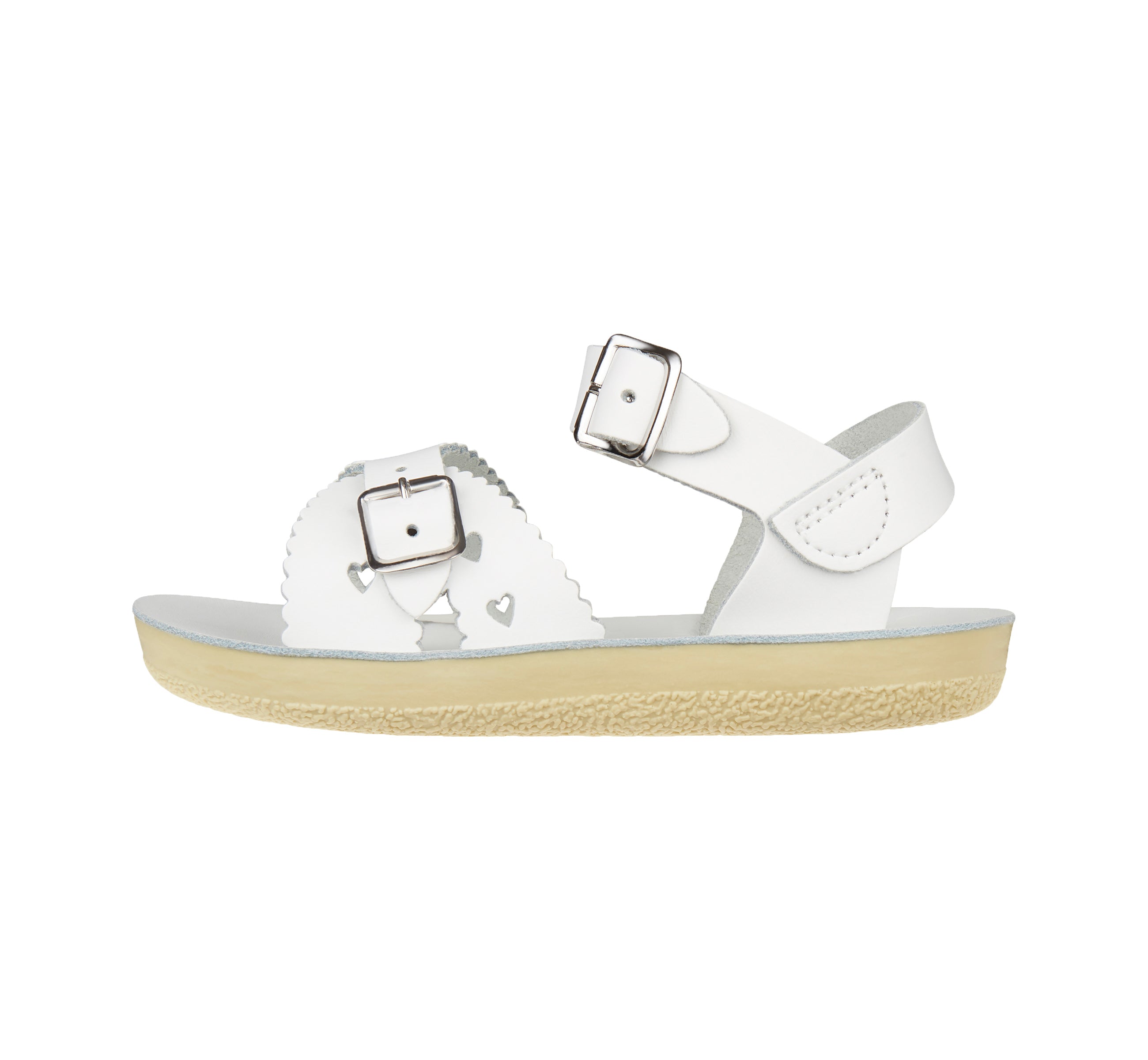 Salt-Water Sweetheart sandali bimba bianco cuoio