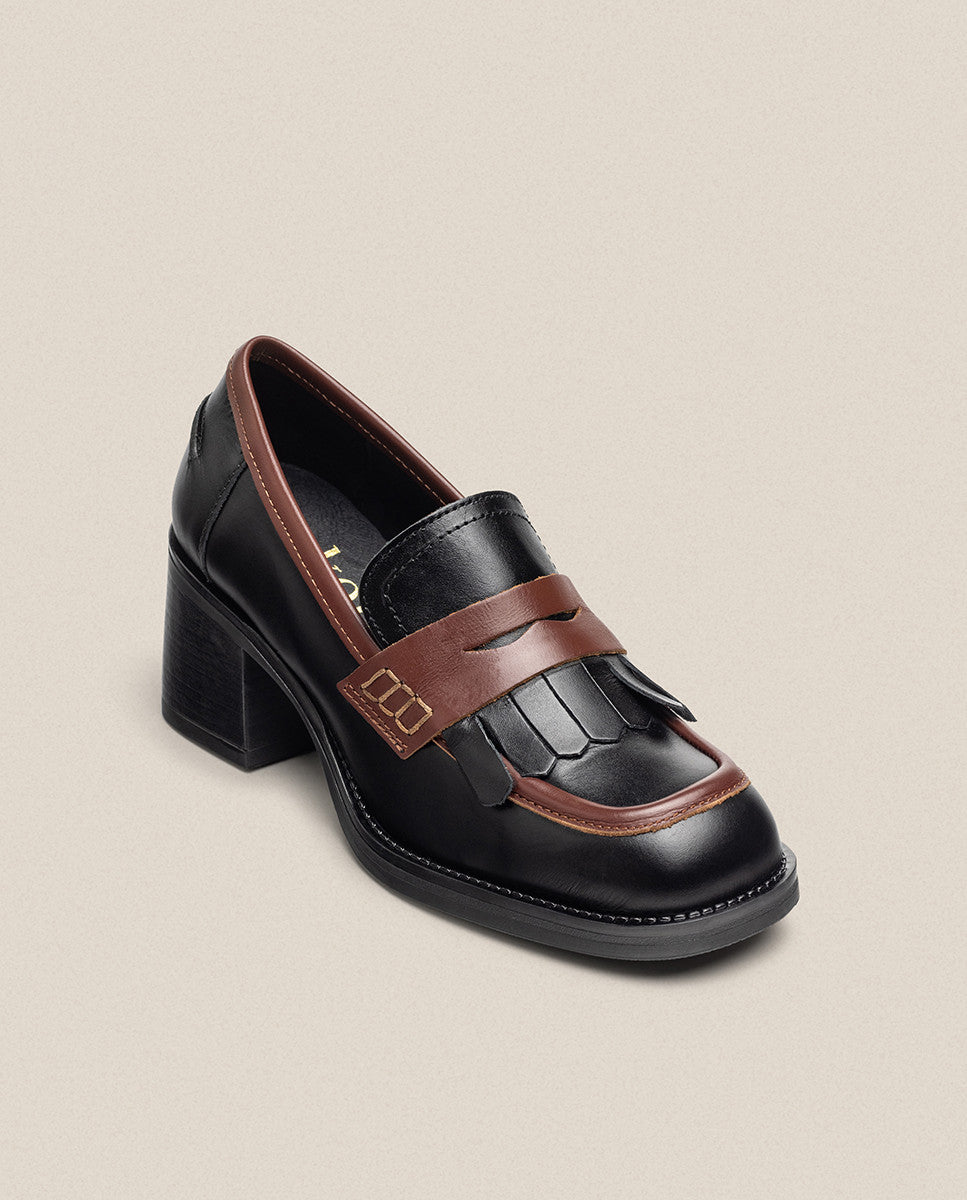Yokono Landas-006 décolleté nero tacco 4 cm