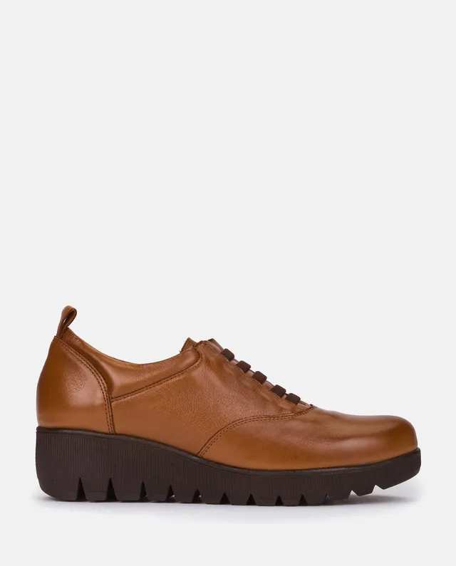 Yokono Atenas-035 scarpe basse donna marrone lacci