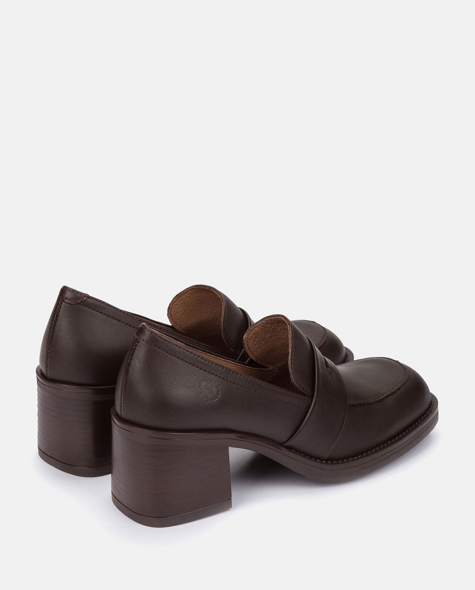 Yokono Landas 001 decollete marroni tacco 6 cm EU 35-41