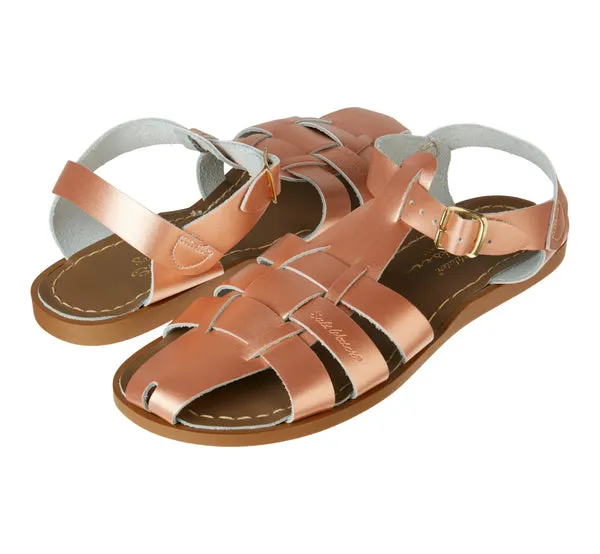 Salt-Water Shark Original sandali donna oro rosa fisherman