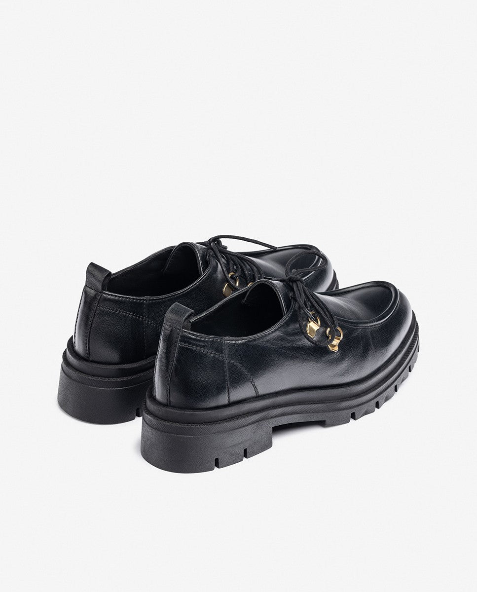 Yokono Lan-223 scarpe basse donna nero pelle