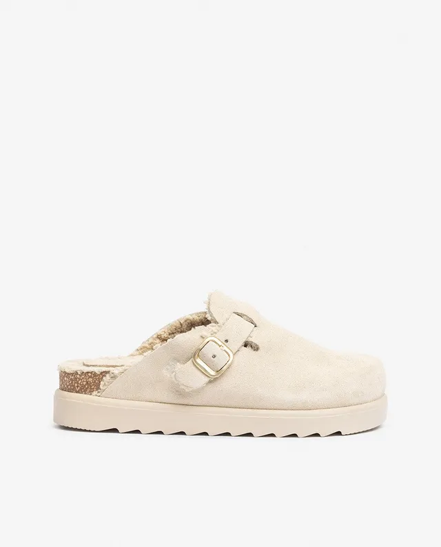 Yokono Tunez 600B zoccoli donna bianco pelle fibbia