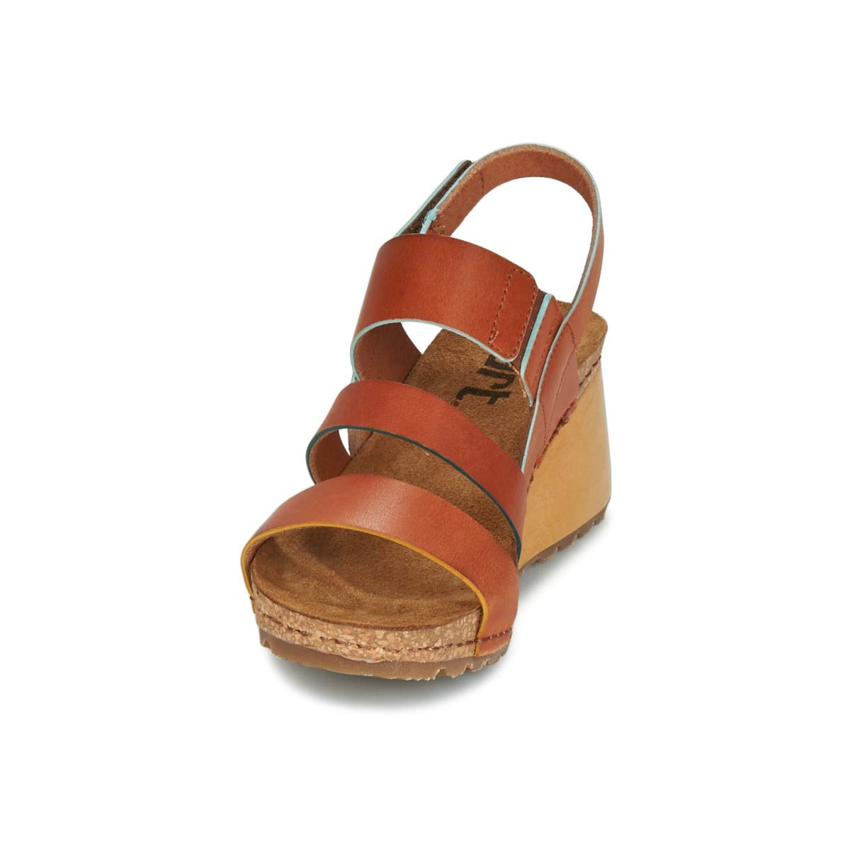ART Borne sandali donna zeppa legno aperti