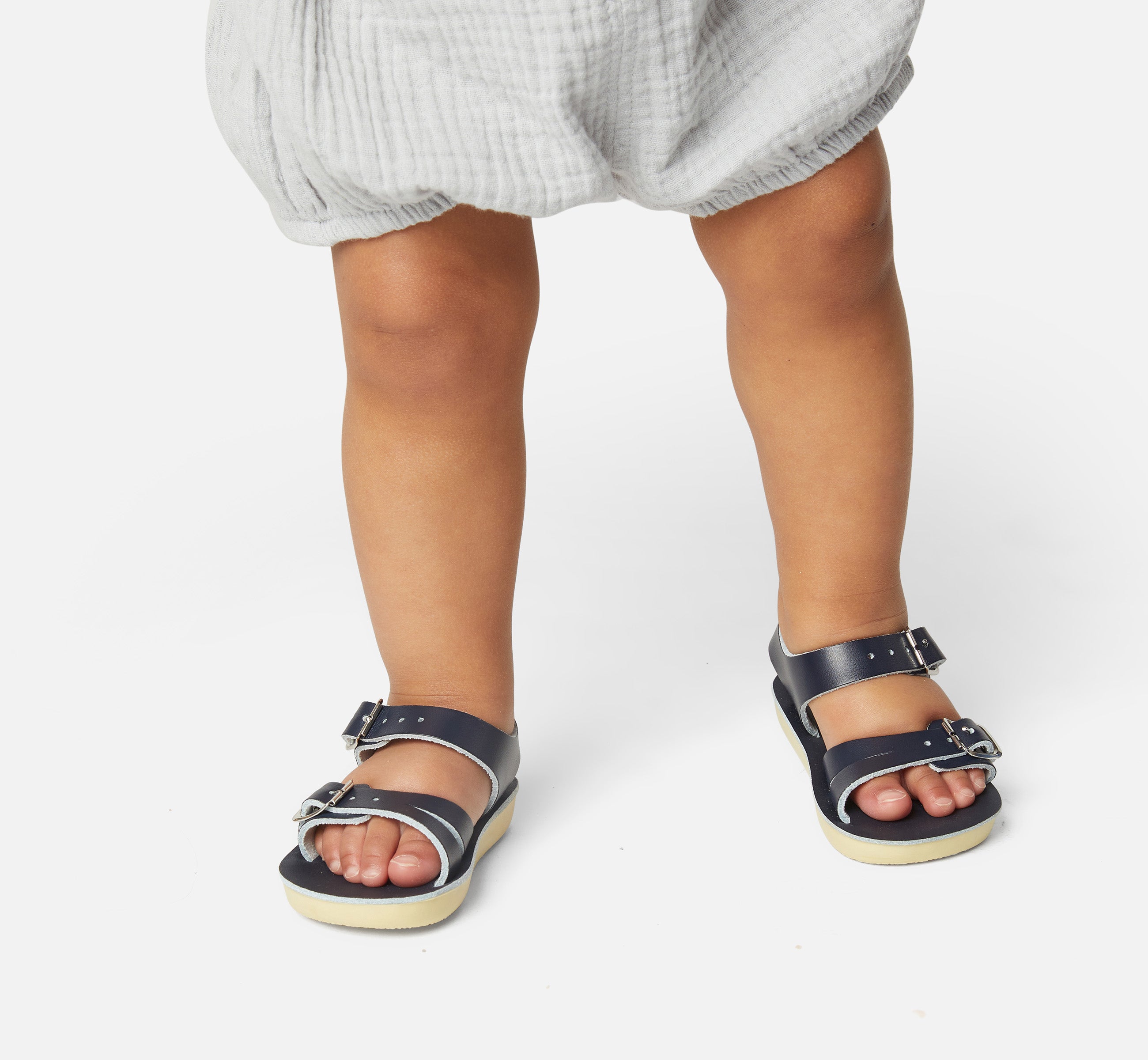 Salt-Water Sandals Seawee sandali neonato blu navy morbidi