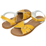 Salt-Water Classic Senape sandali bambini in cuoio