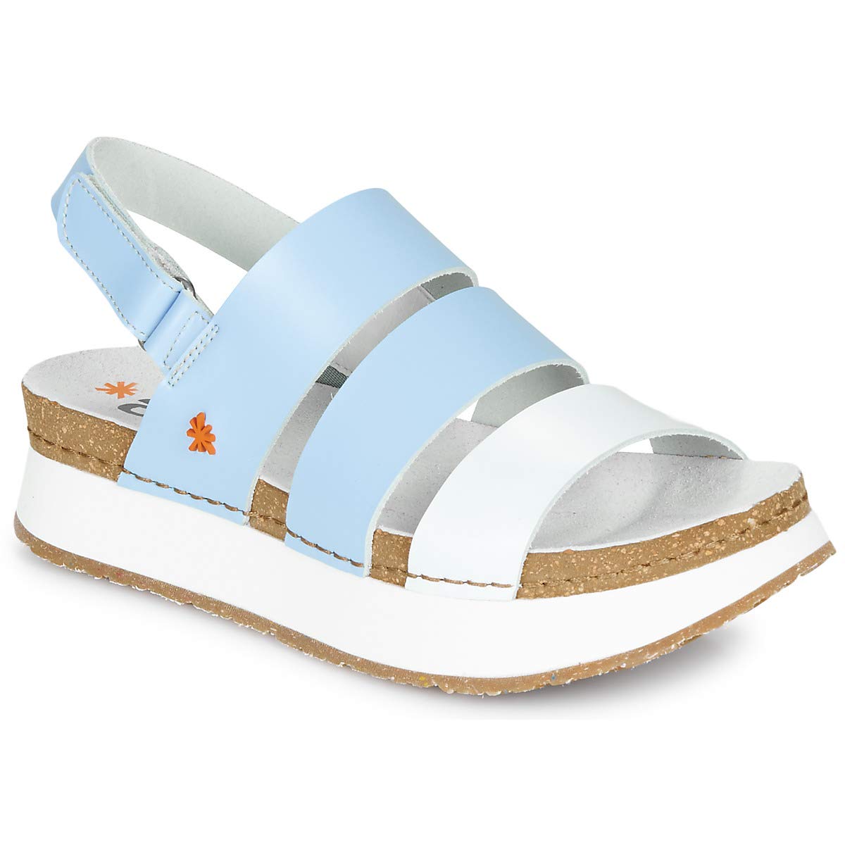 ART Mykonos sandali donna con zeppa bio