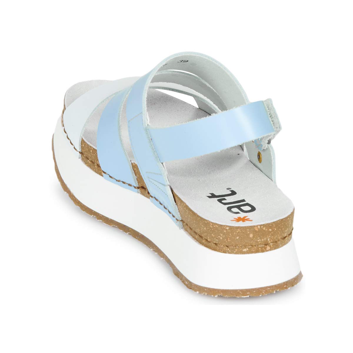ART Mykonos sandali donna con zeppa bio