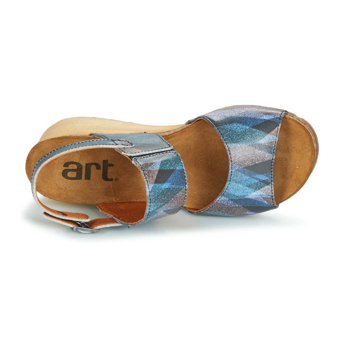 ART Borne sandali donna pelle punta aperta