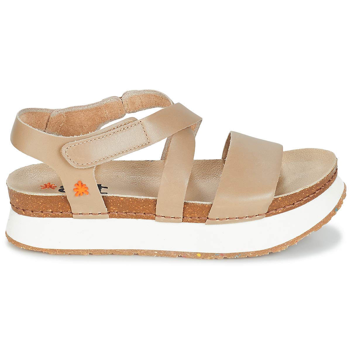 Art Mykonos sandali donna beige 40 EU pelle