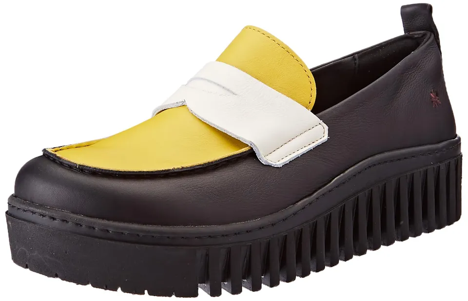 ART 1530s Brighton mocassino donna nero crema