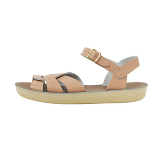 Salt-Water Swimmer sandali donna latte cuoio