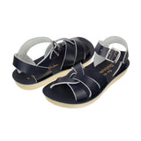 Salt-Water Swimmer sandali bambino blu navy in cuoio
