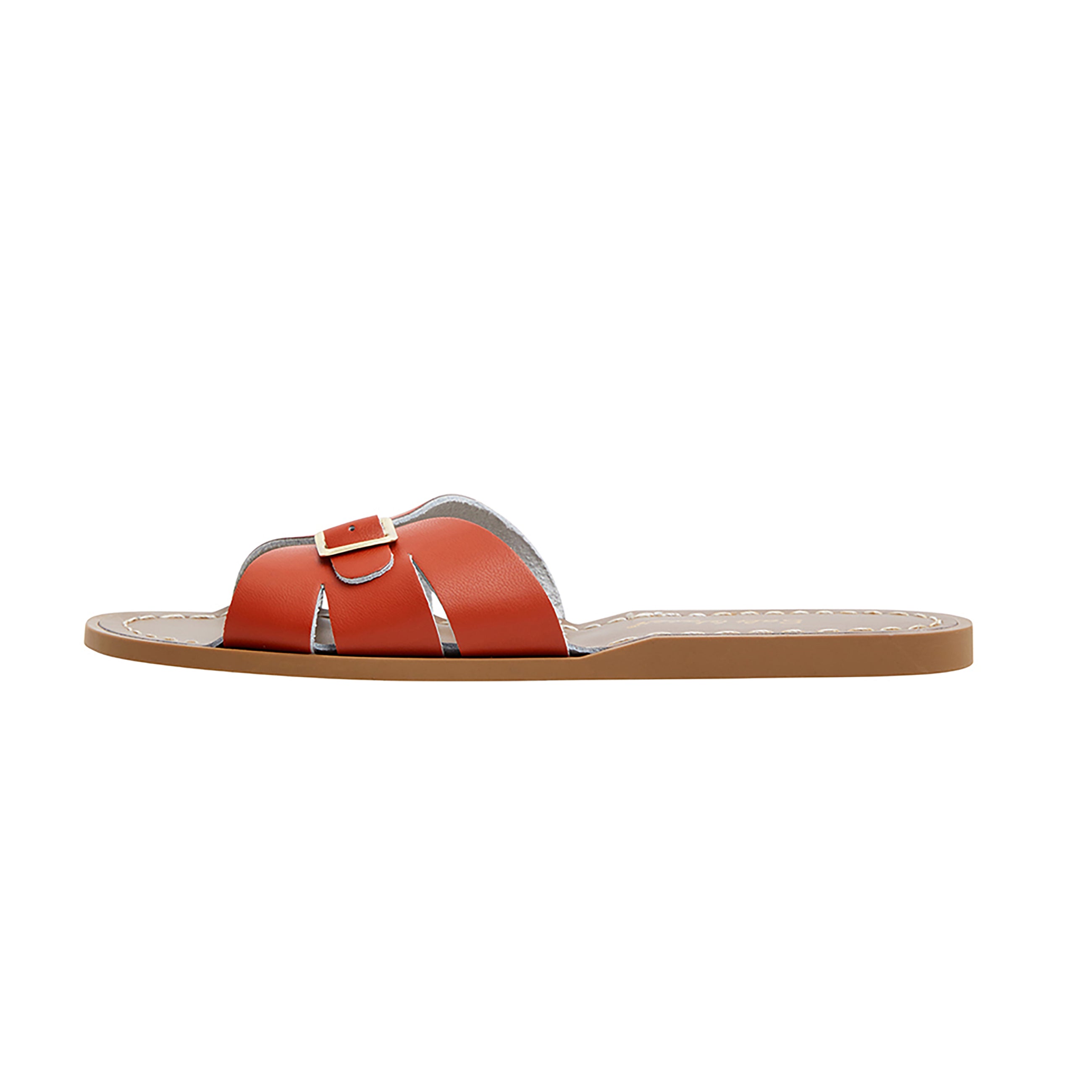 Salt-Water Classic Slide ciabatte donna paprika in cuoio