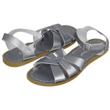 Salt-Water Original Pewter sandali bimbo in cuoio