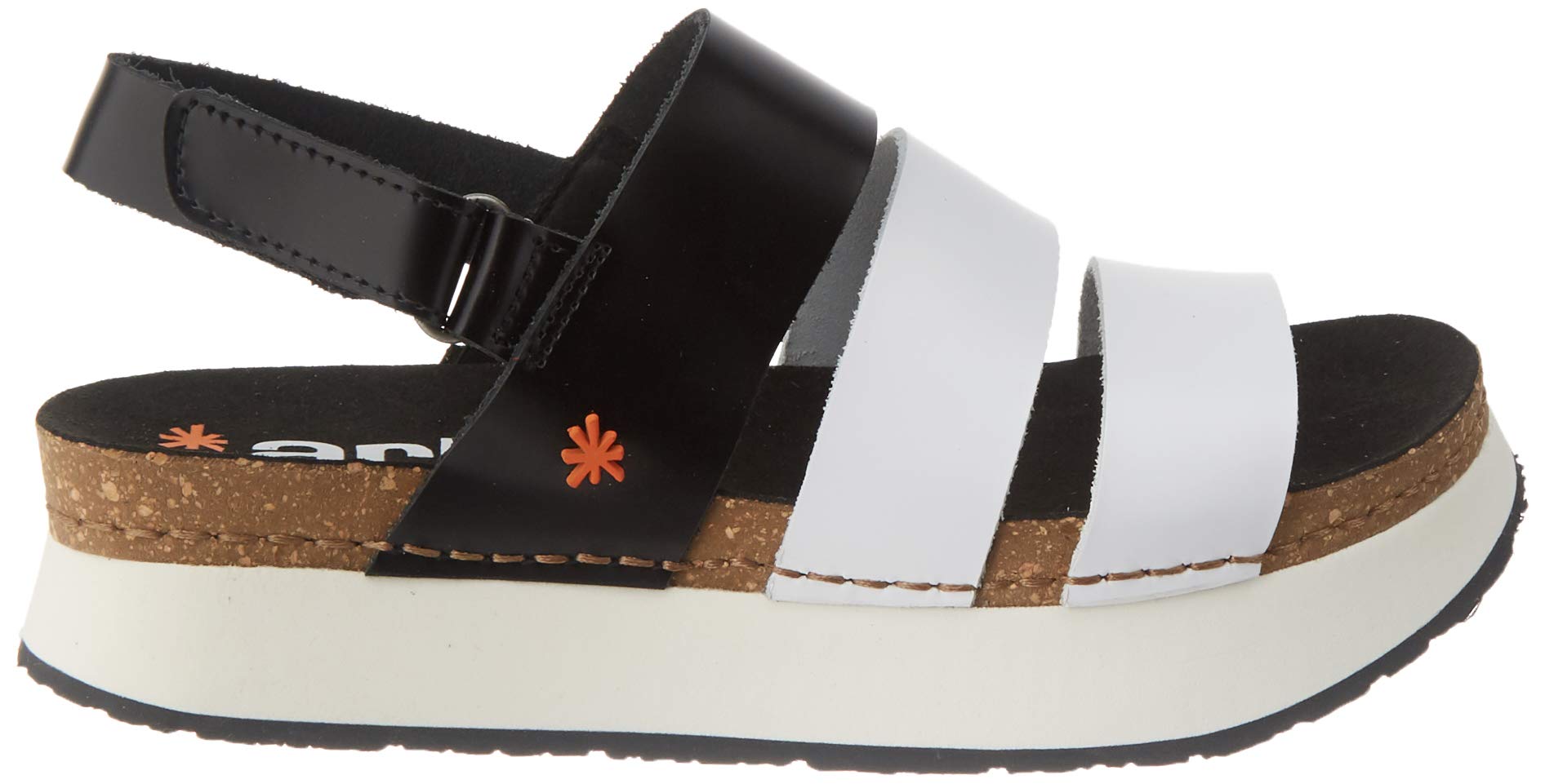 ART Mykonos sandali donna con zeppa bio