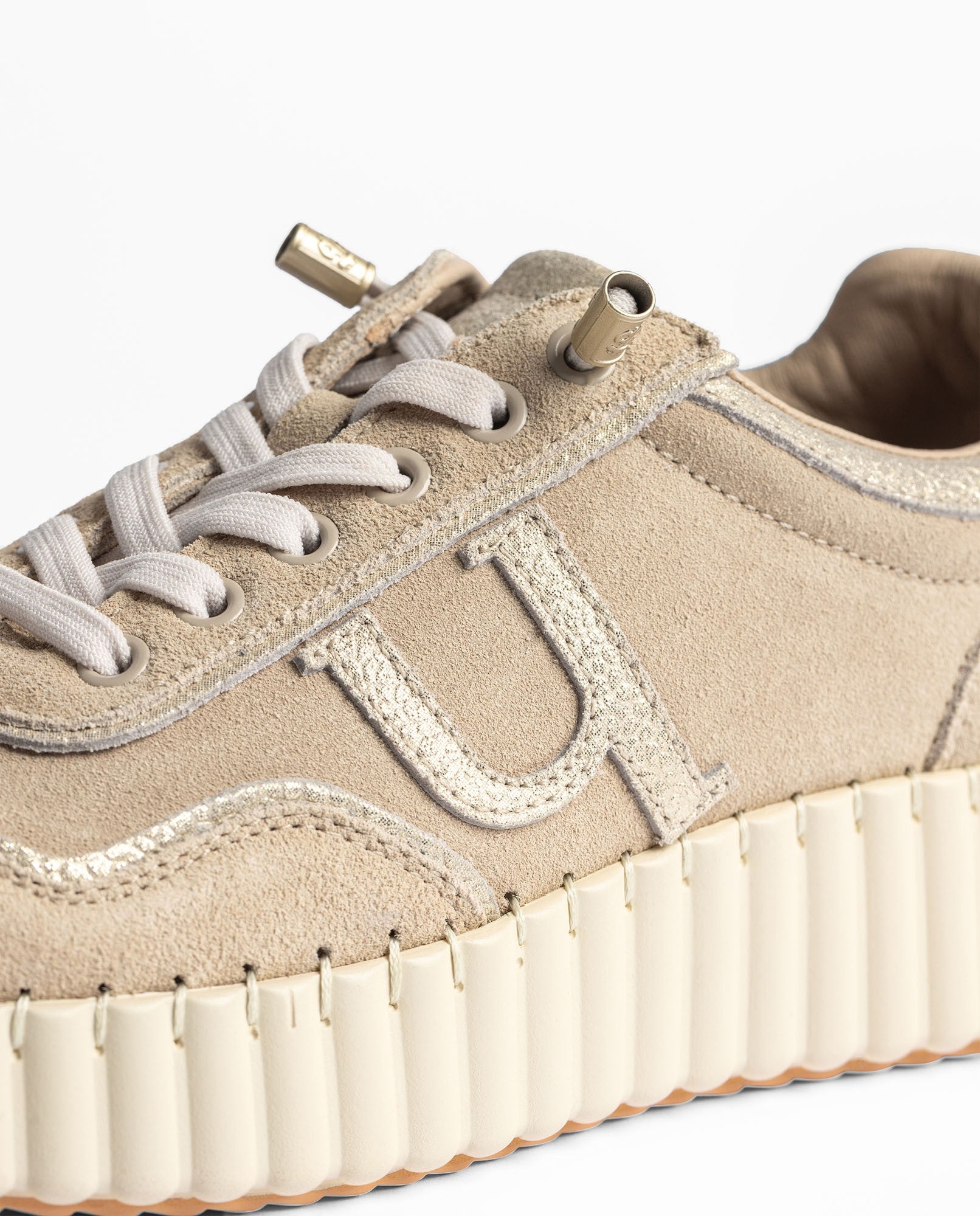 Yokono Vanna 105 sneakers donna dorato in pelle