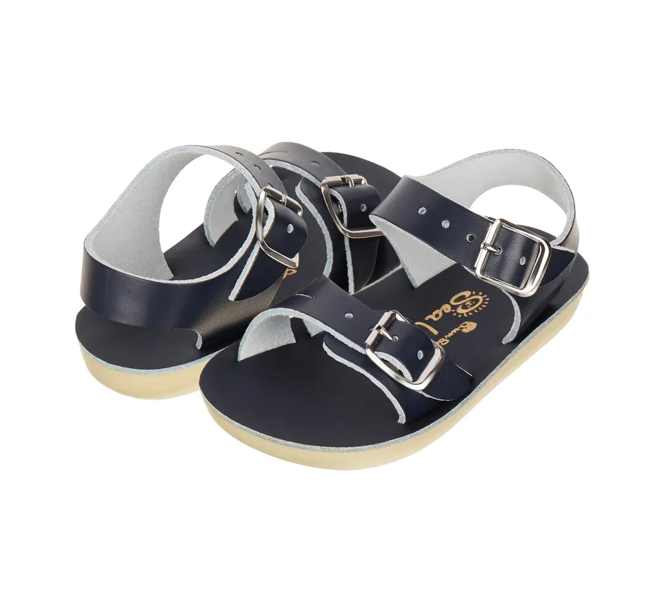Salt-Water Sandals Seawee sandali neonato blu navy morbidi