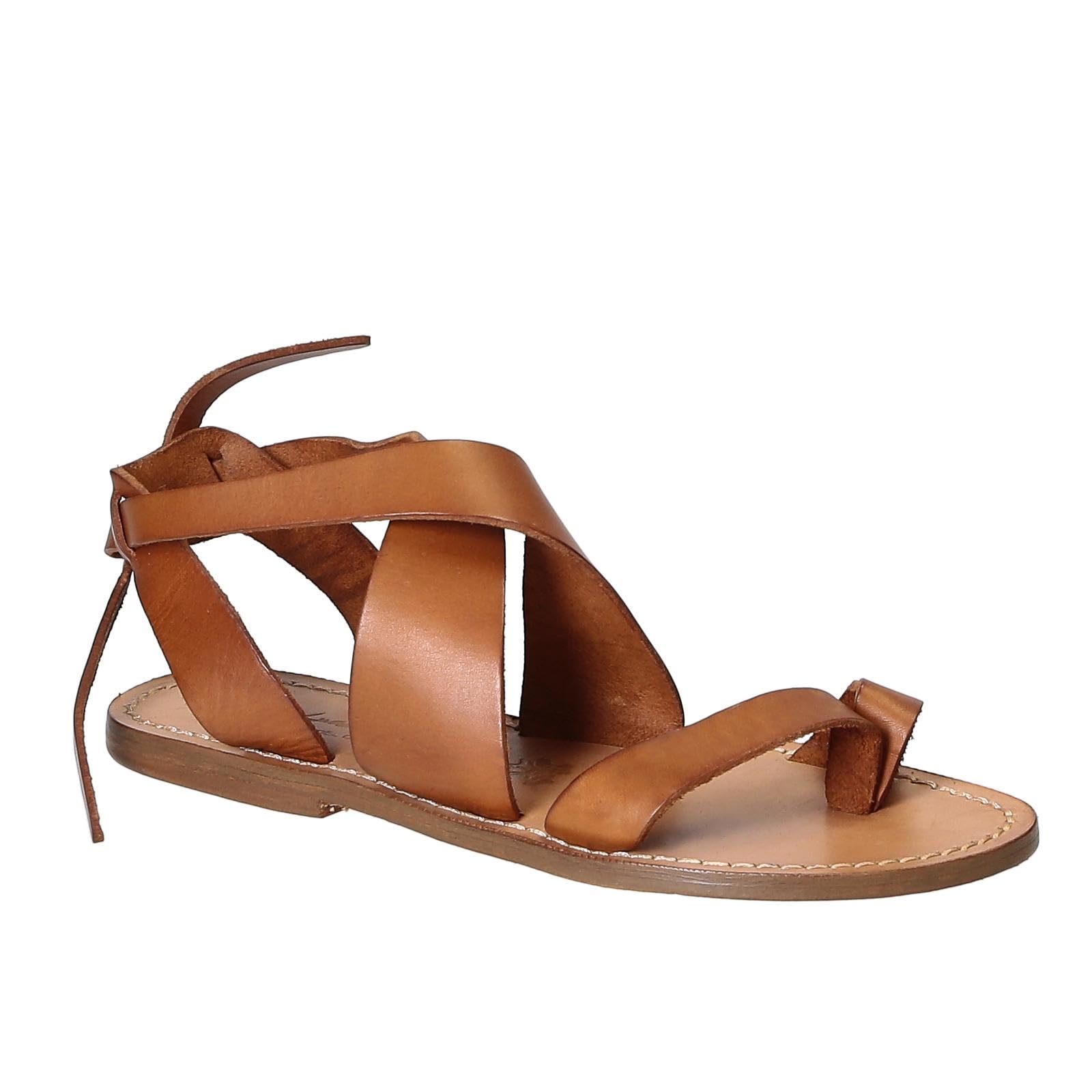 Gianluca Classica sandali donna cuoio 36 EU in pelle