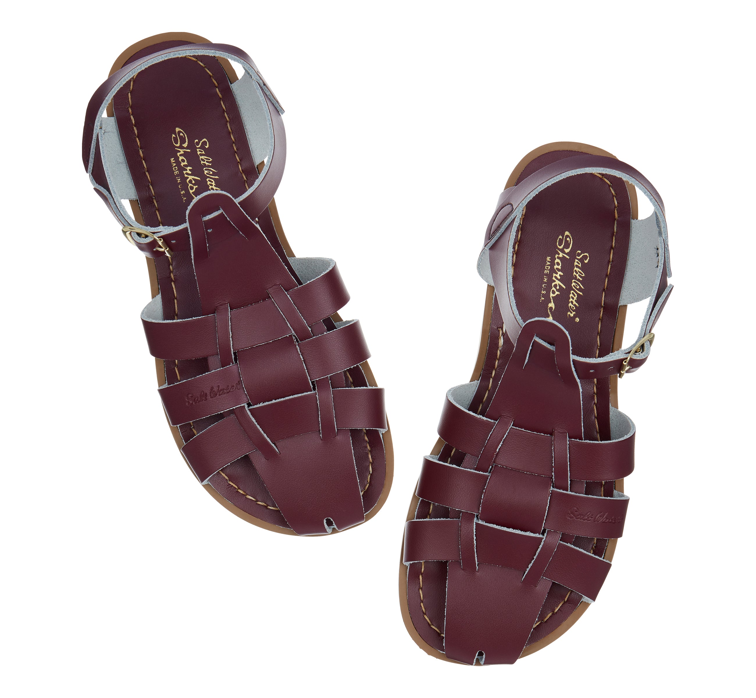 Salt-Water Sandals Shark Original sandali donna bordeaux