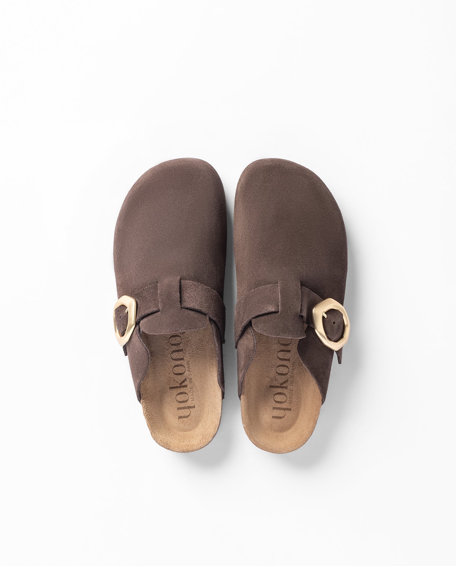 Yokono Teide 650 zoccoli donna marrone fibbia