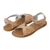 Salt-Water Classic Latte sandali donna in cuoio