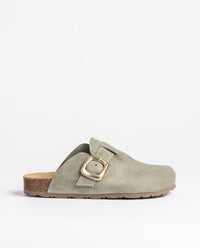 Yokono 650 zoccoli donna marroni in camoscio