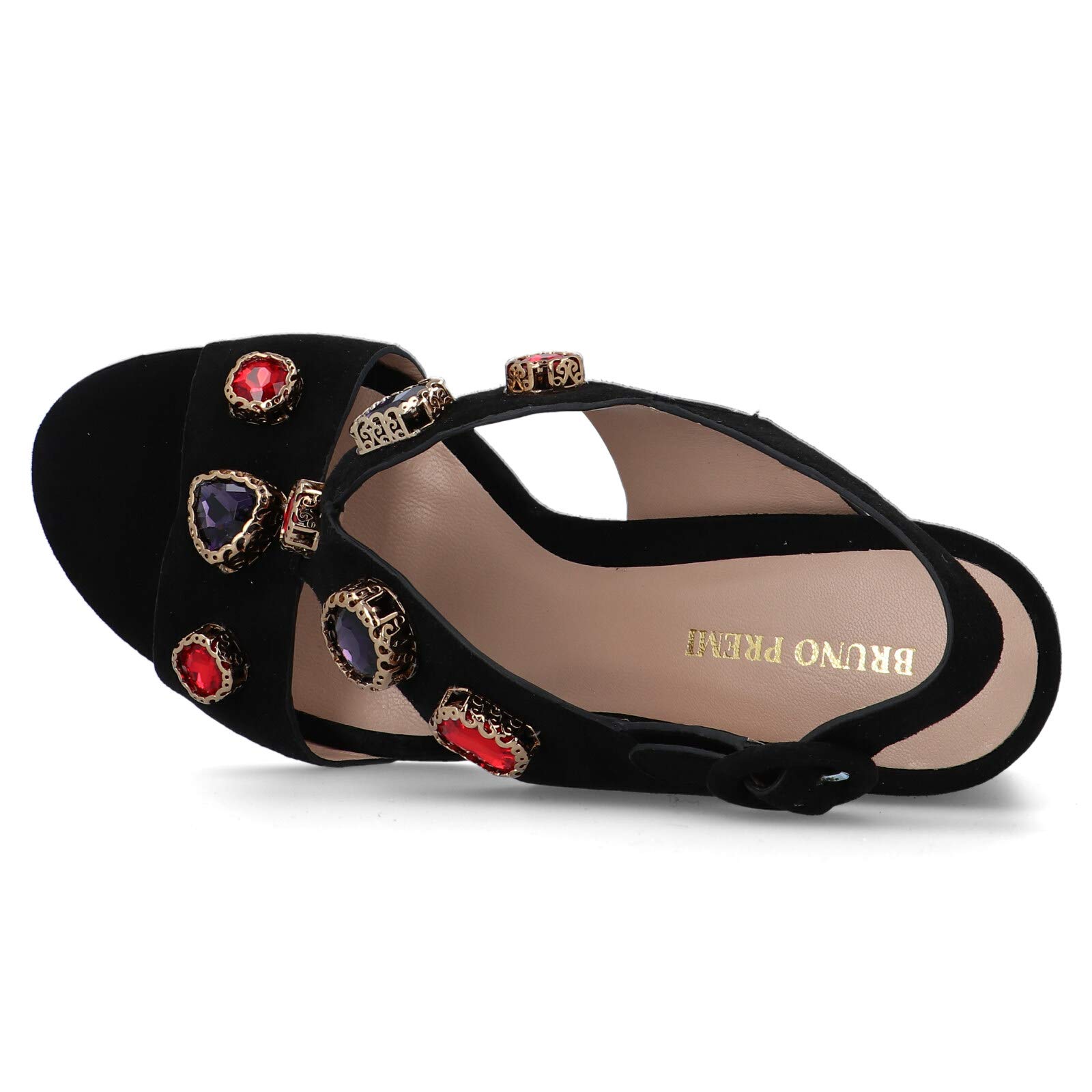 Bruno Premi Plu Jewly BZ3802 sandali donna nero 40 in pelle