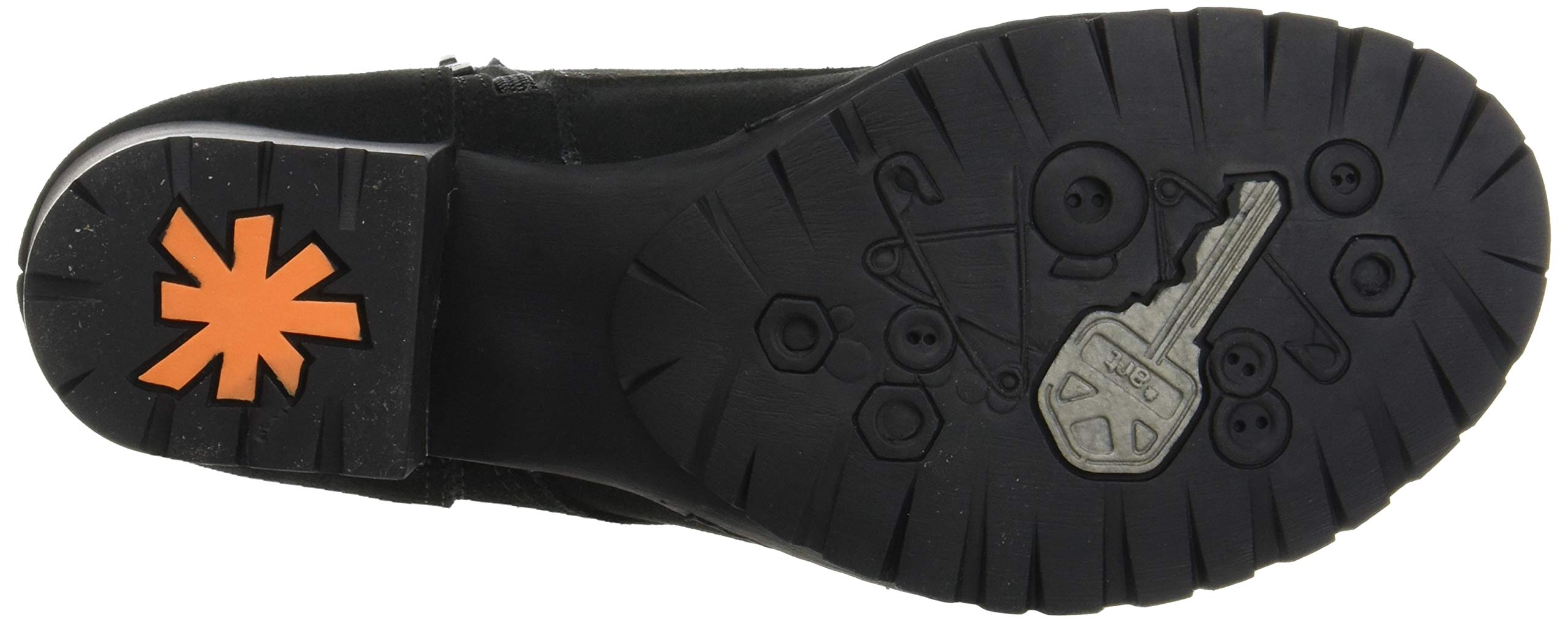 Art Candem mocassino donna con tacco e suola in gomma