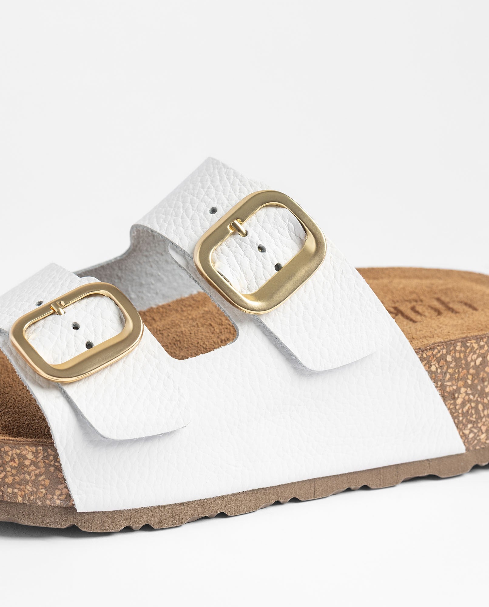 Yokono Wiwi-003 sandali plateau donna bianchi in pelle