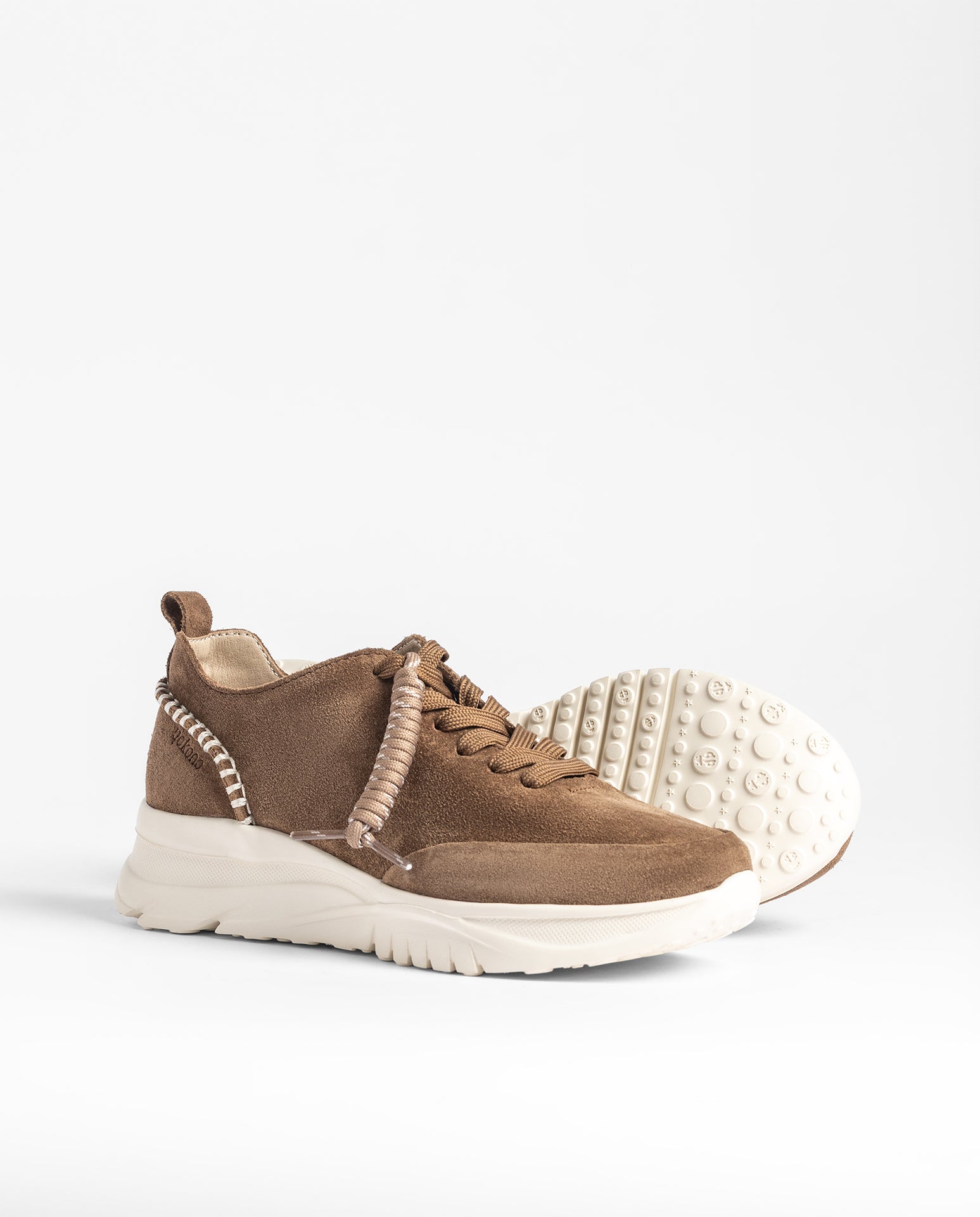 Yokono Verona-260 sneakers marrone in pelle