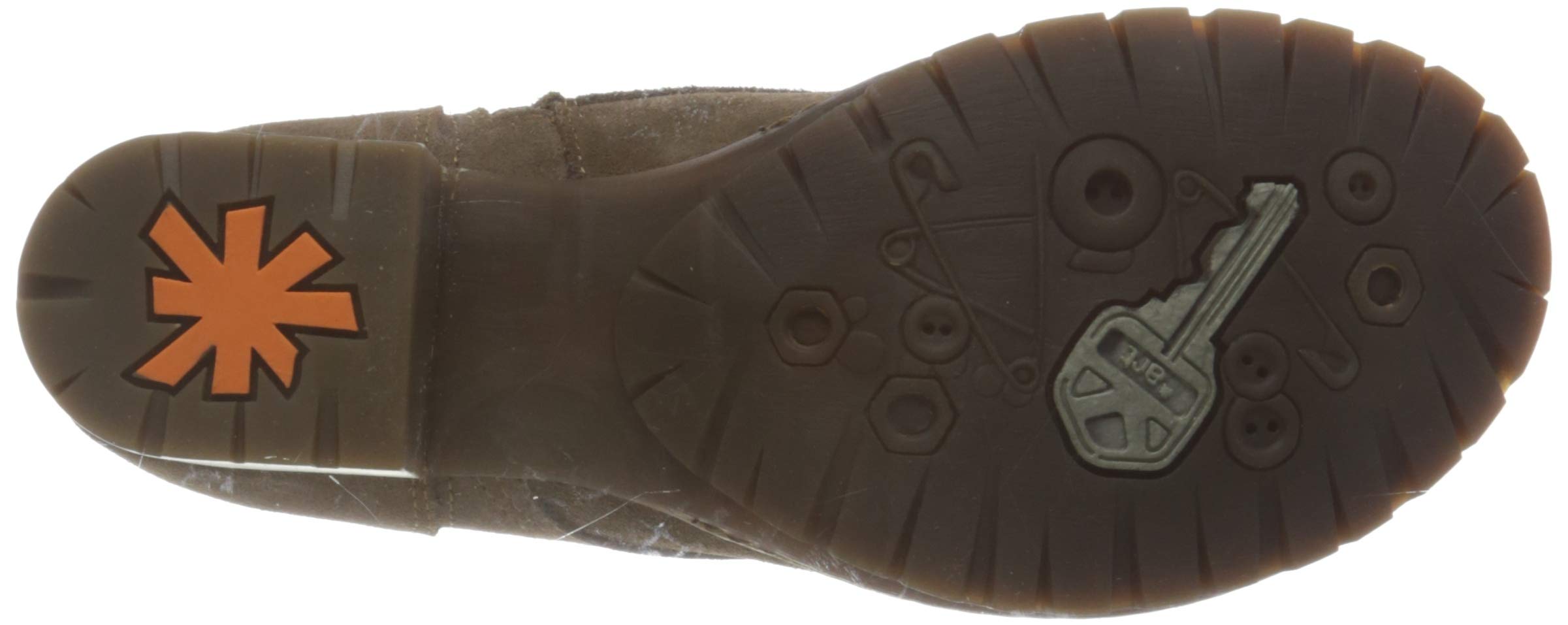 Art Candem mocassino donna con tacco e suola in gomma