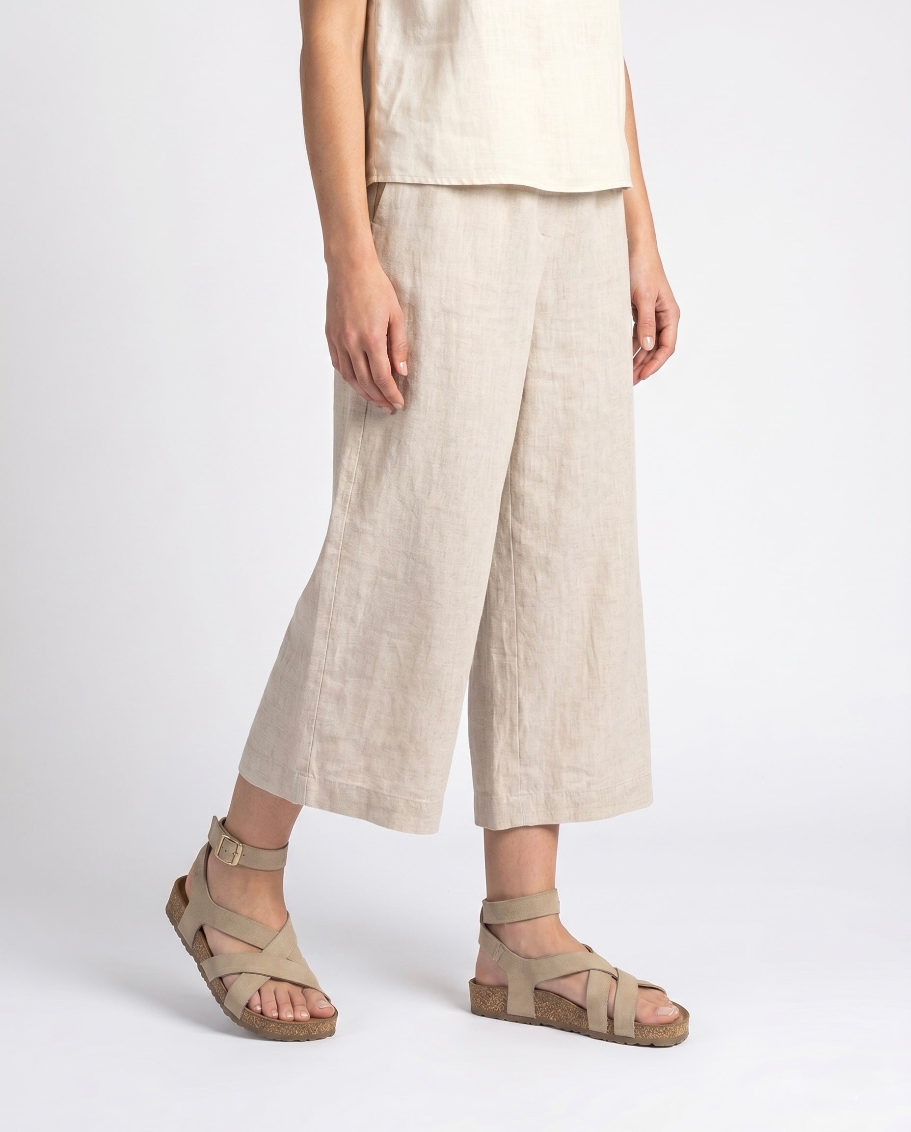 Yokono Jerba 261 sandali bassi donna beige in pelle