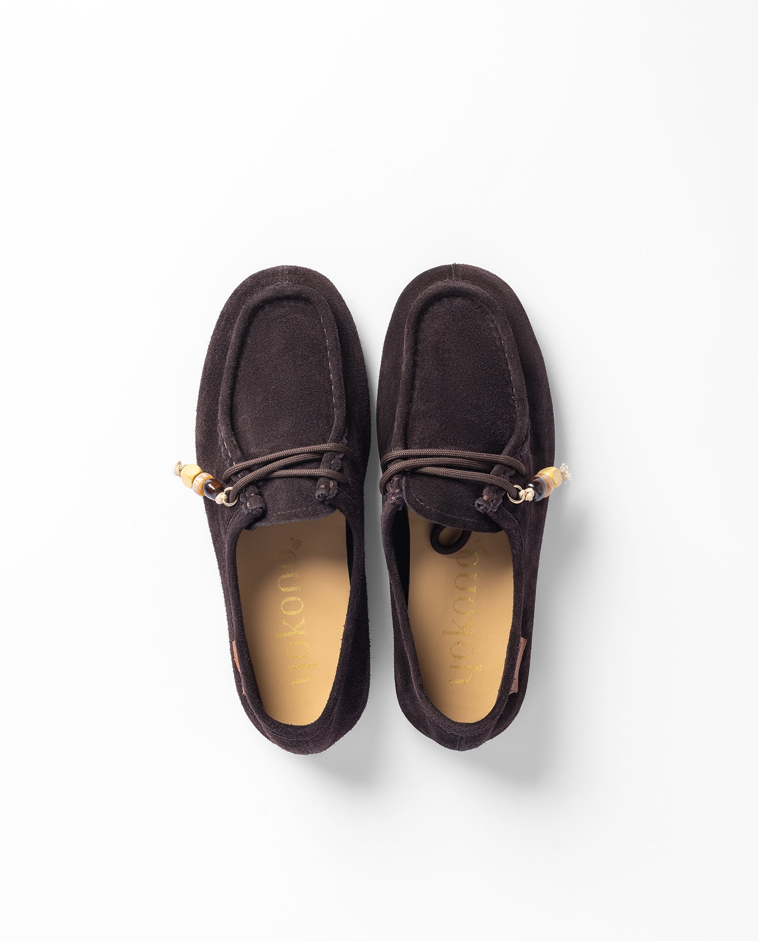 Yokono Arispe-260 scarpe basse marrone scuro camoscio