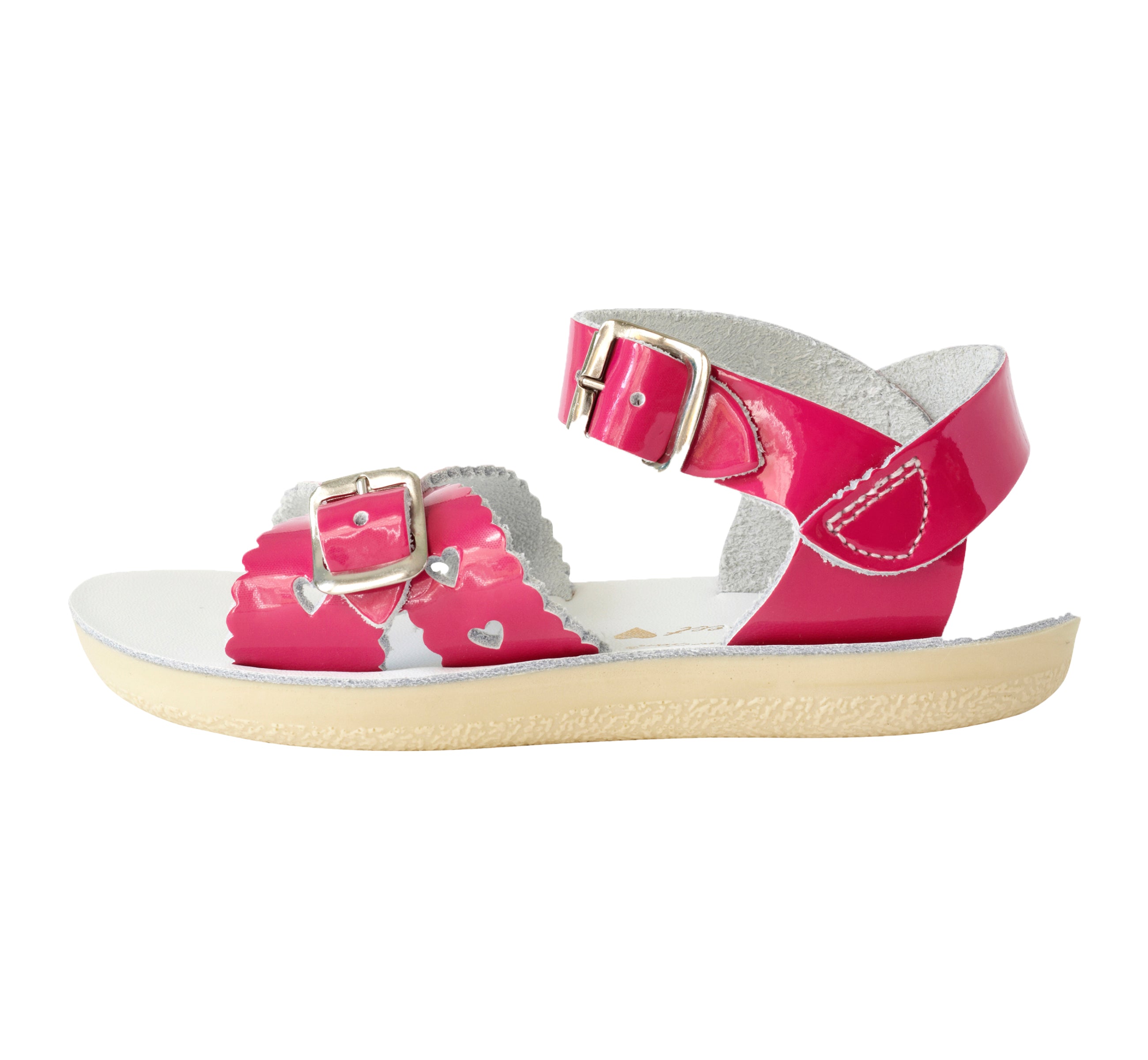 Salt-Water Sandals Sweetheart sandali bambina fucsia lucidi