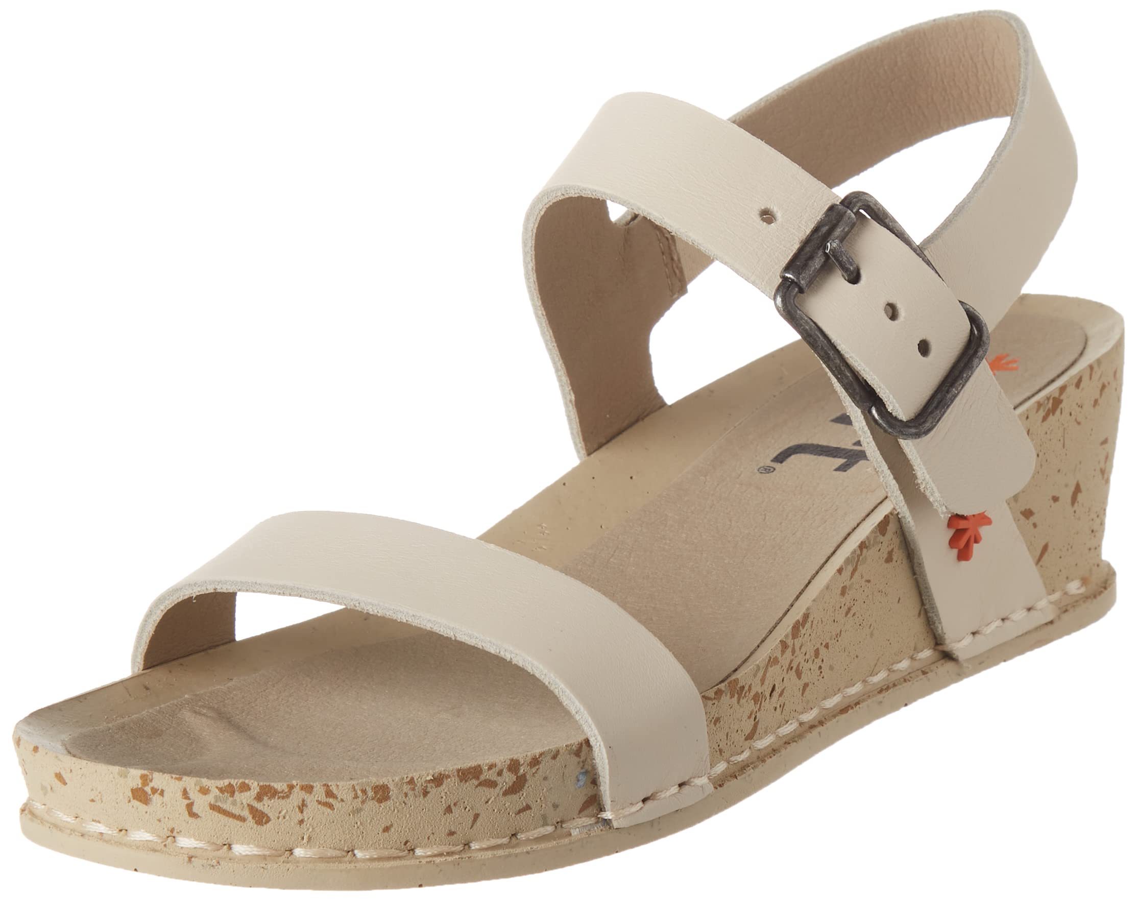 ART Immaginate sandali zeppa donna Crema Acqua 40 EU leggeri