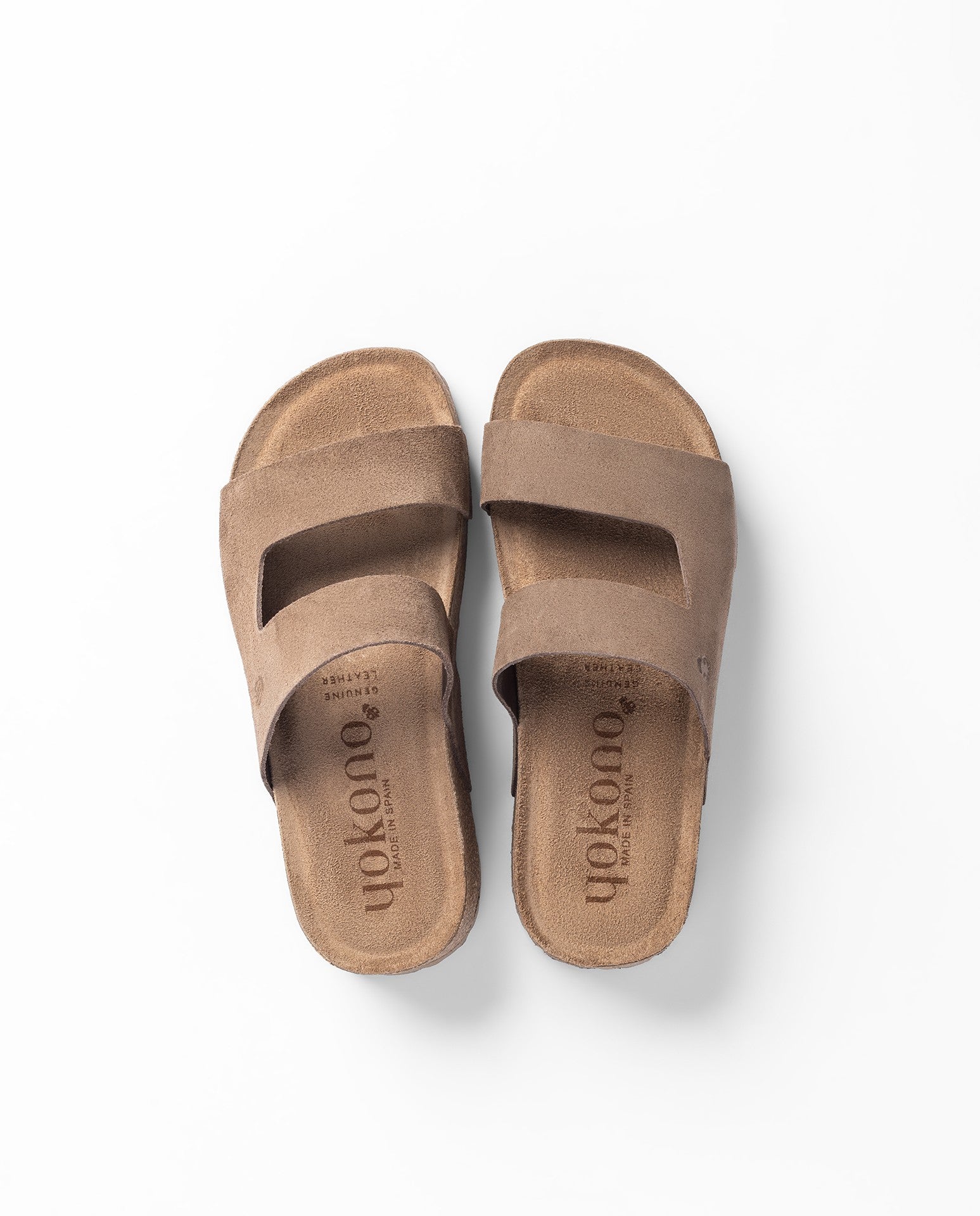 Yokono WIWI-260 sandali plateau marrone in pelle