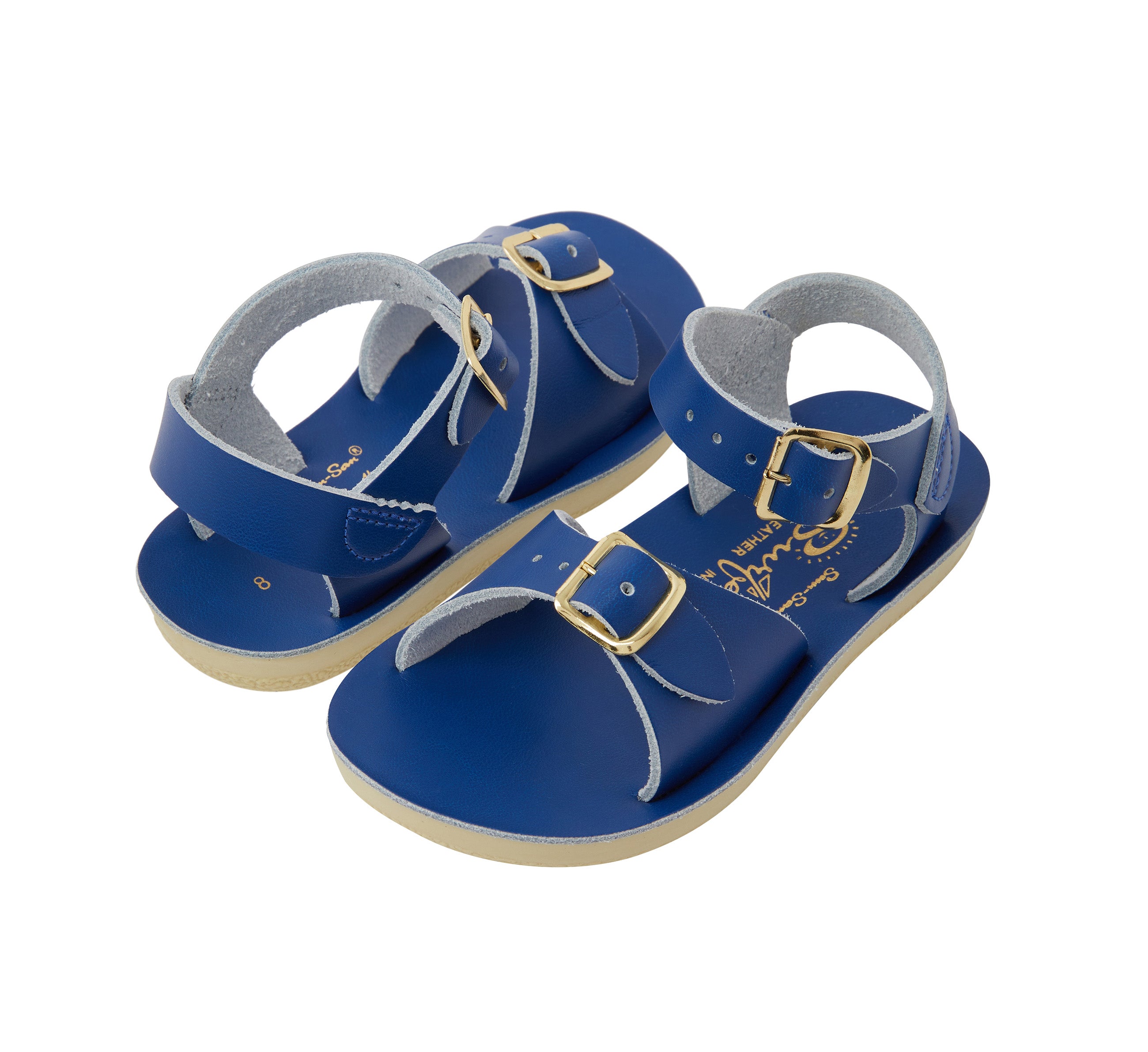 Salt-Water Surfer sandali bimbo blu cobalto impermeabili