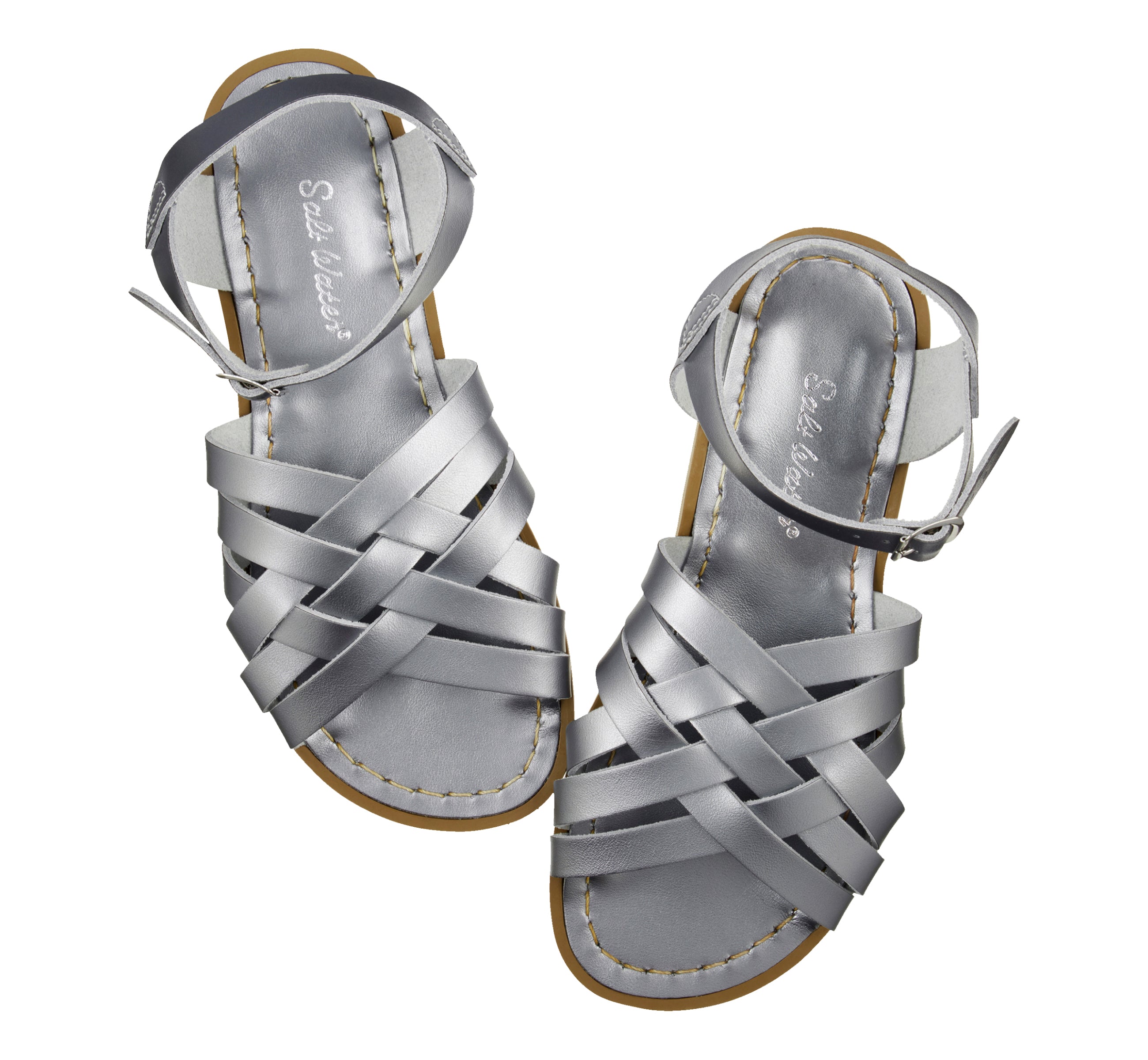 Salt-Water Retro Pewter sandali donna peltro impermeabili