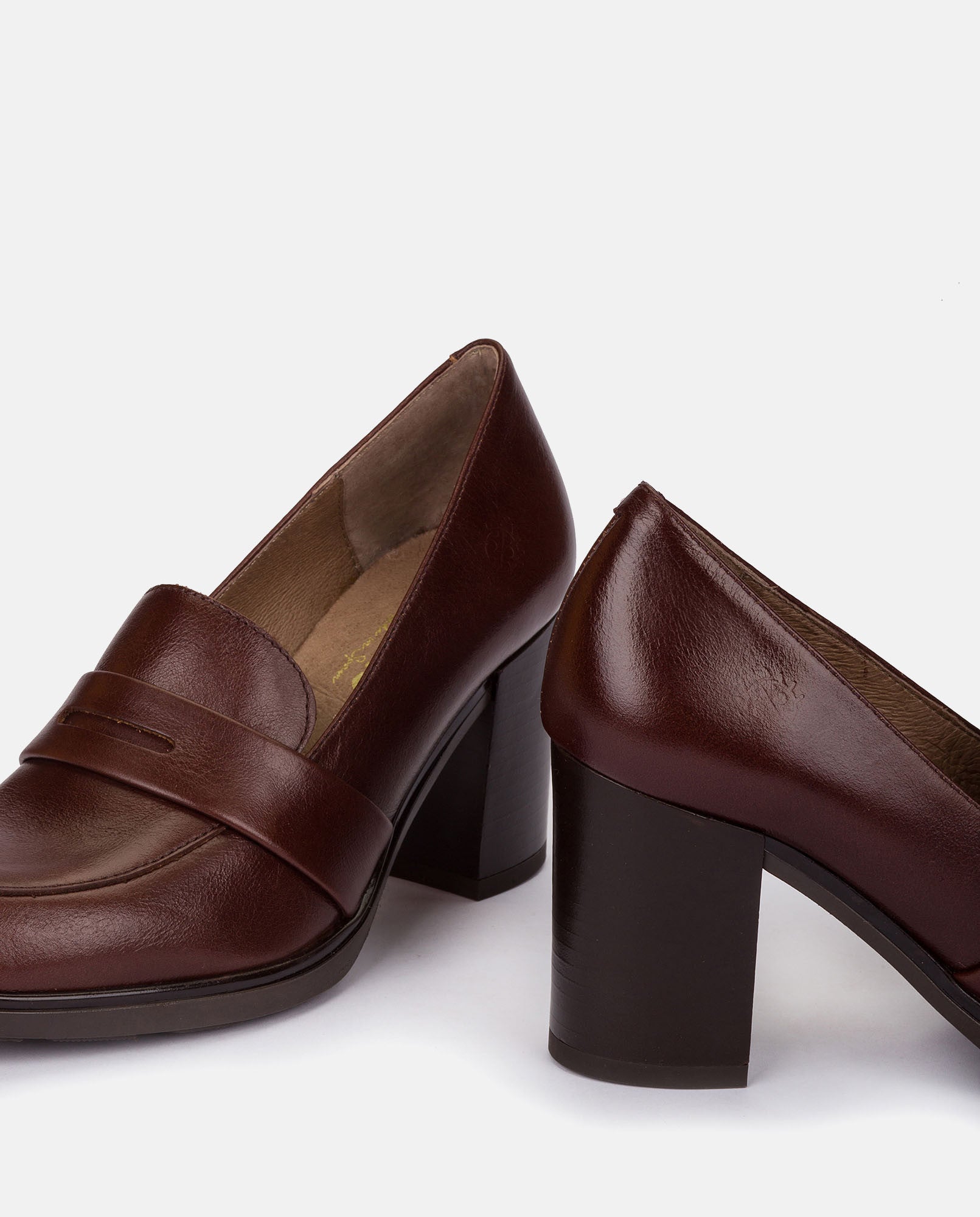 Yokono Kiel-001 décolleté donna marrone tacco 9 cm