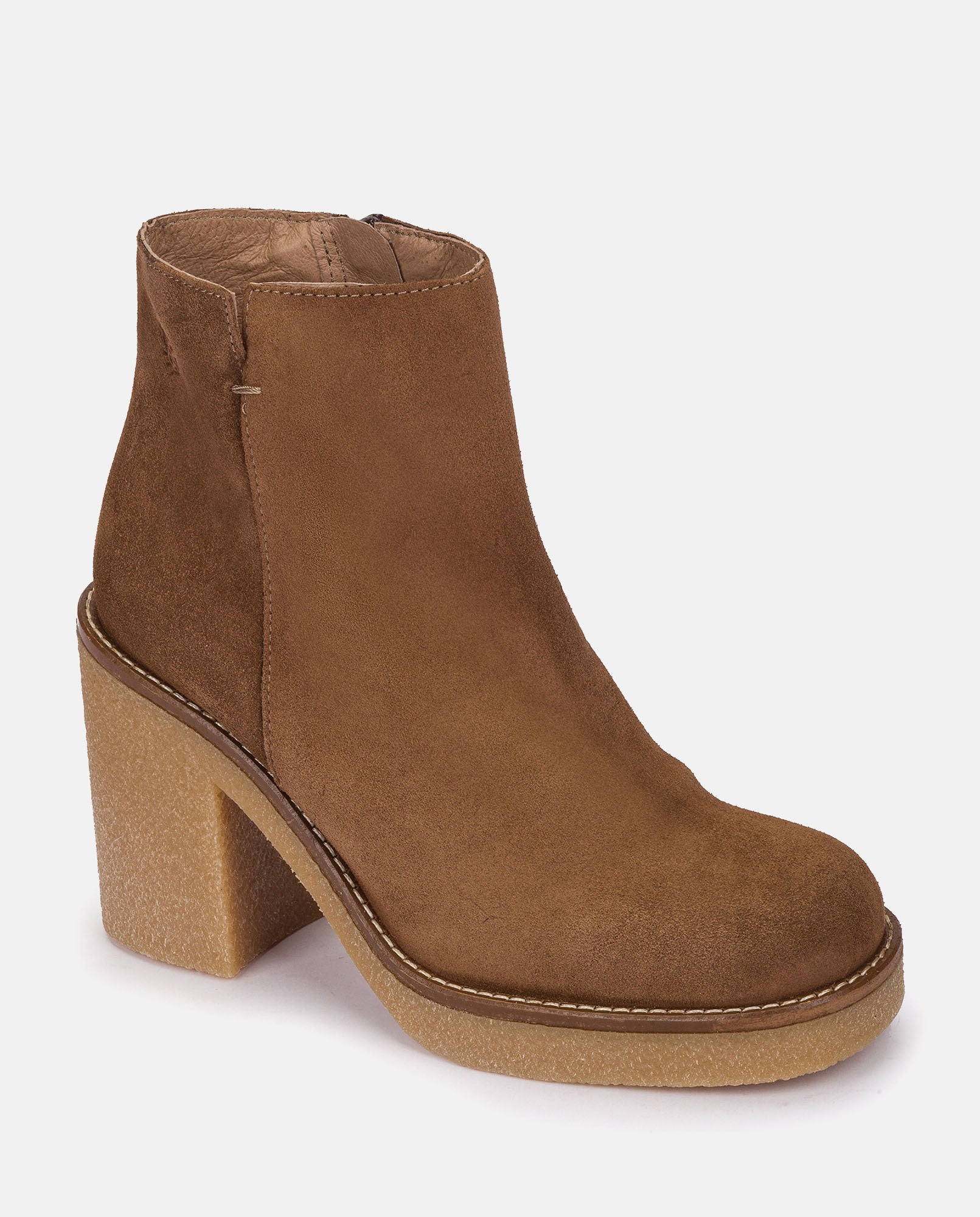 Yokono Gela 001 tronchetti donna marrone in pelle