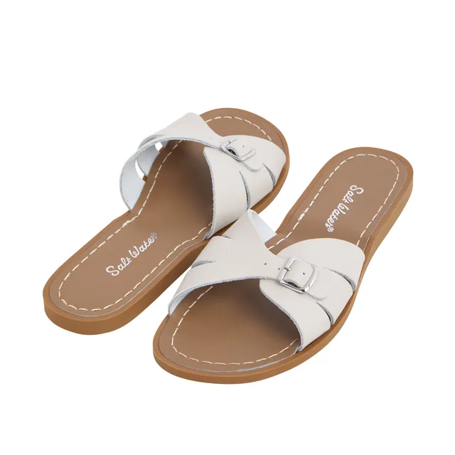 Salt-Water Classic Slide ciabatte donna pietra cuoio