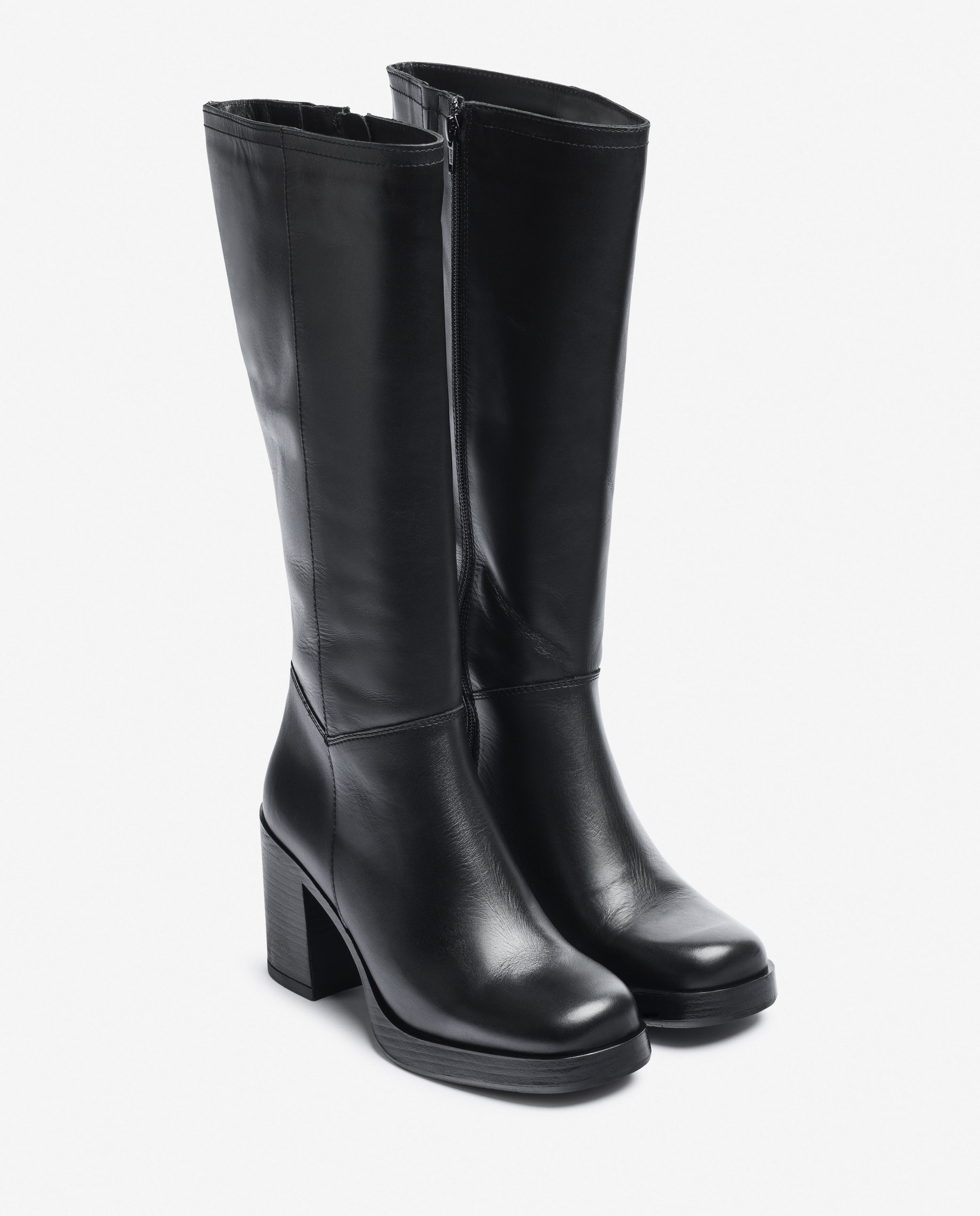 Yokono Kolin 008 stivaletti donna nero tacco 6 cm