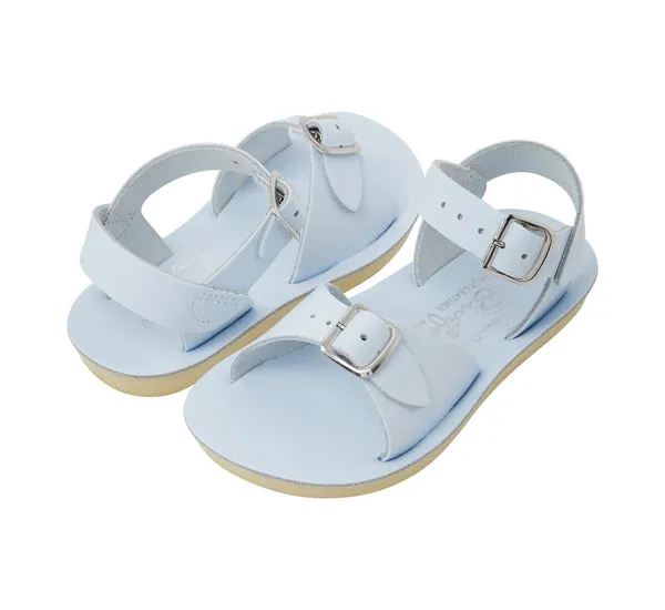 Salt-Water Surfer sandali bambino azzurro in cuoio