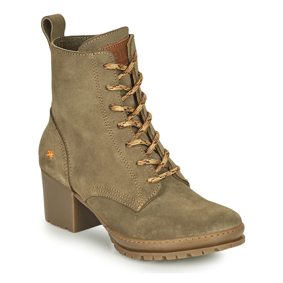 Art Candem mocassino donna con tacco e suola in gomma