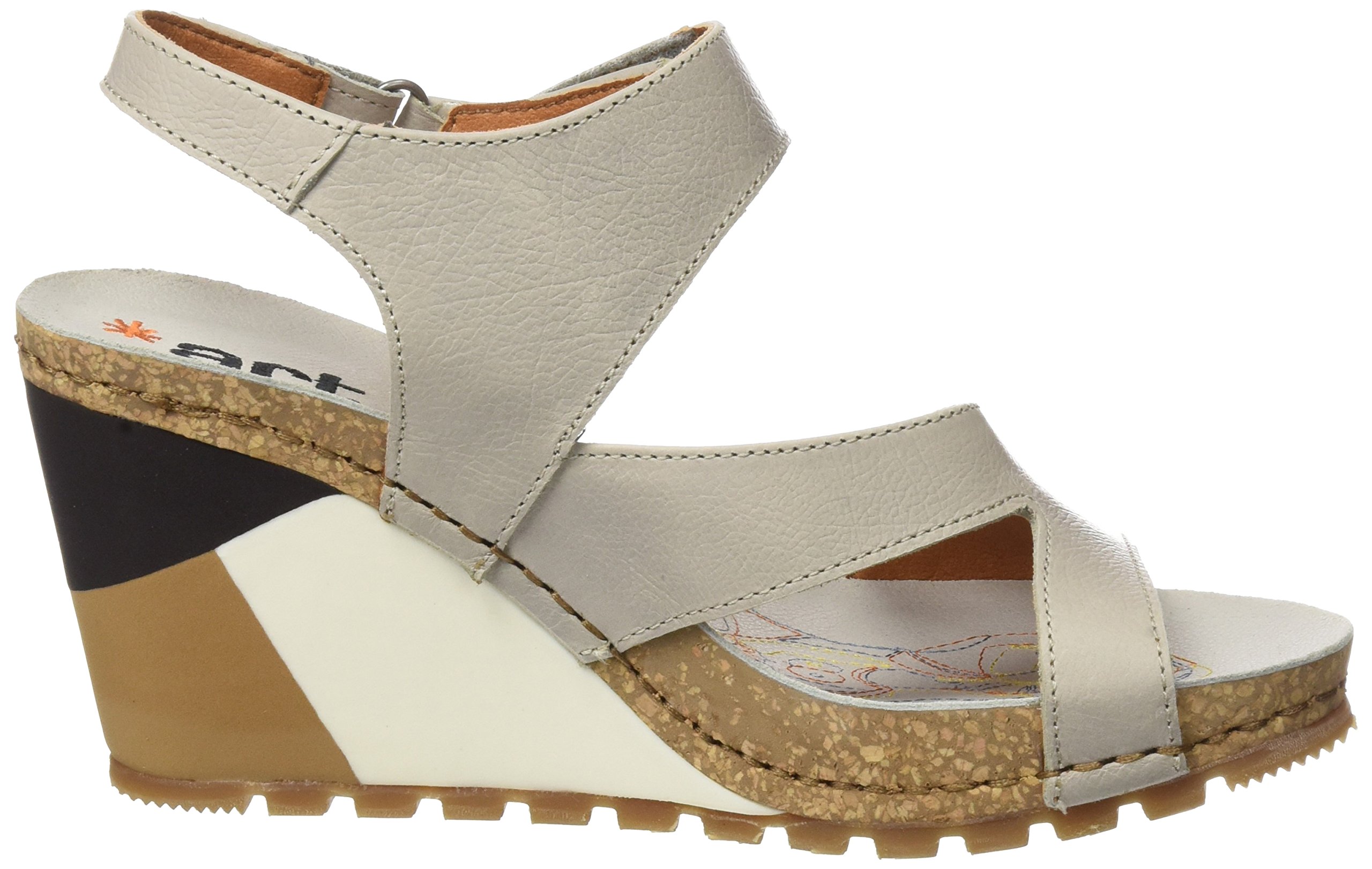 ART Güell sandali donna 42 EU grigio fog zeppa