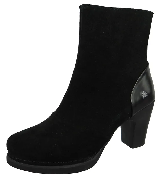 ART 1148 Gran Via stivaletti tacco donna rossi con zip