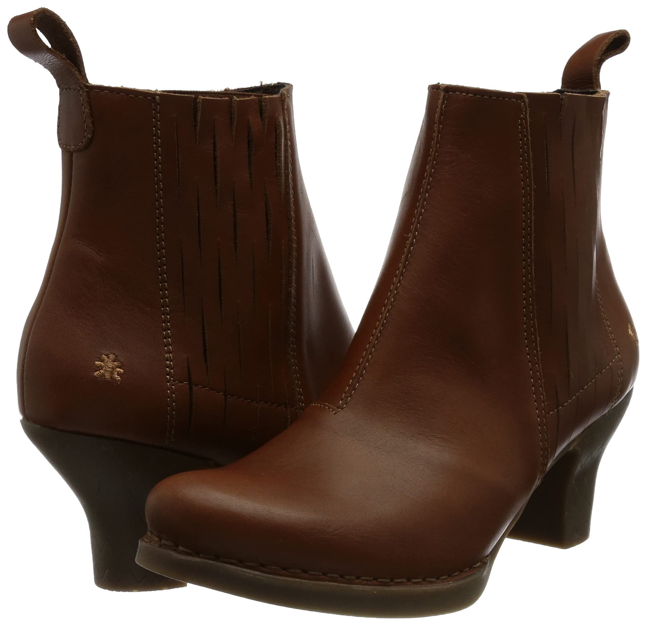 ART 1831 mocassino donna microfibra tacco curvo